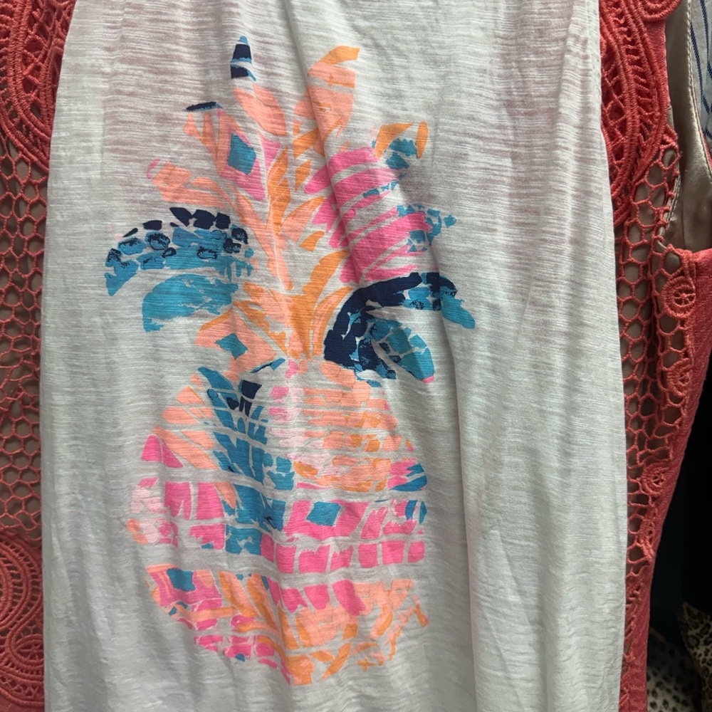 Lily Pulitzer  Pineapple swim cover up size xxs
